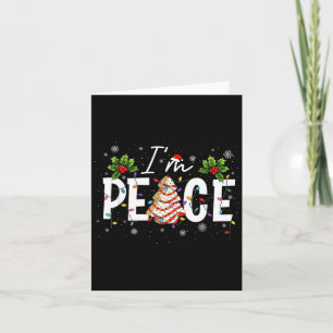 I Come In Peace I'm Peace Couple Ugly Christmas Sw Card