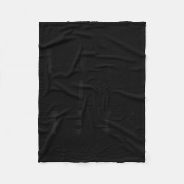 I Come In Peace - I'm Peace Funny Couple Tee Wife  Fleece Blanket (Front)