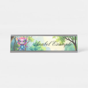 I Come in Peace… Probably. Desk Name Plate