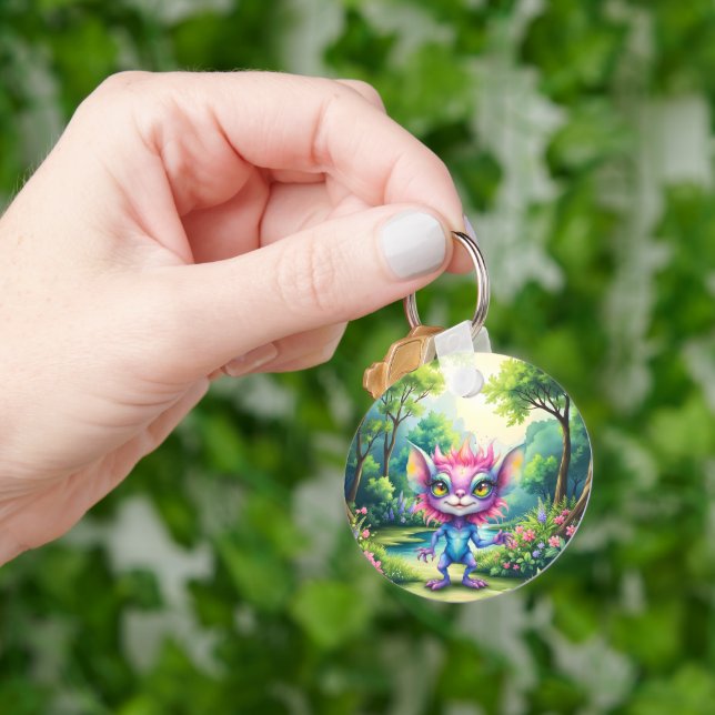 I Come in Peace… Probably.  Key Ring (Hand)
