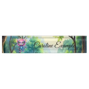 I Come in Peace… Probably. Nameplate