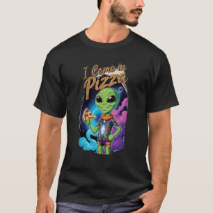 “I Come in Pizza” instead of “Peace. T-Shirt