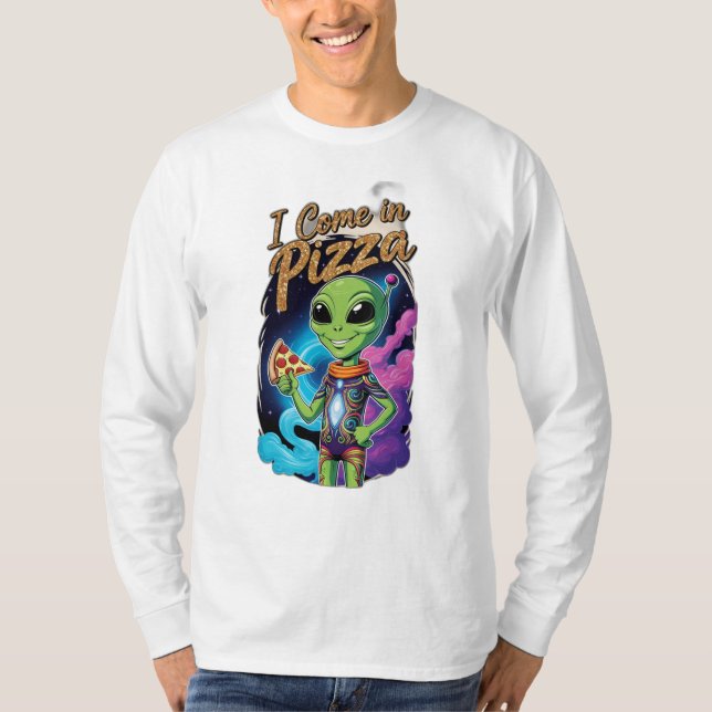 “I Come in Pizza” instead of “Peace T-Shirt (Front)