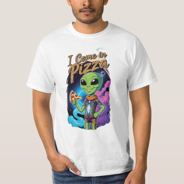 “I Come in Pizza” instead of “Peace T-Shirt (Front)