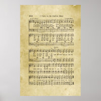 I Come To The Garden Alone Gospel Sheet Music