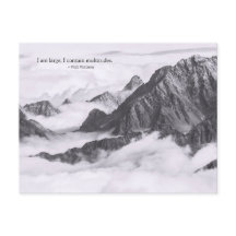 "I Contain Multitudes" Quote with Your Photo