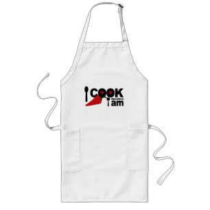 I cook apron - choose style & colour