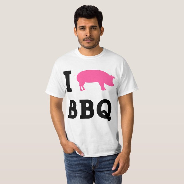 I Cook BBQ T-Shirt (Front Full)