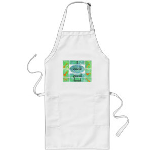 I cook good food, cooking utensils aprons