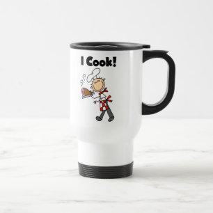 I Cook - Male Chef Travel Mug