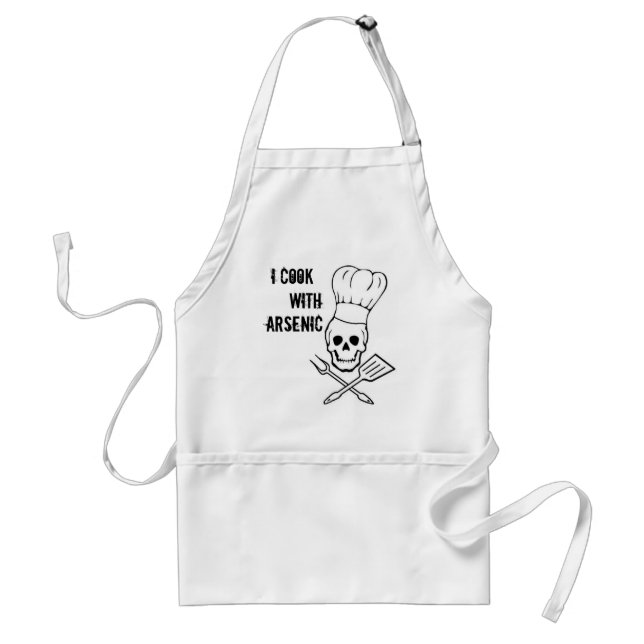 'I cook with arsenic' chef's apron (Front)