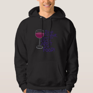 I Cook With Wine  128 Hoodie