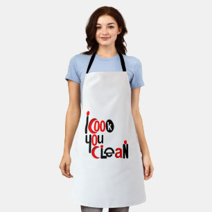 i cook you clean apron