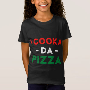 I Cooka Da Pizza Funny Italian Food Meme Italian S T-Shirt