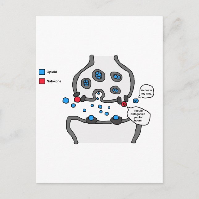 I could antagonise you postcard (Front)