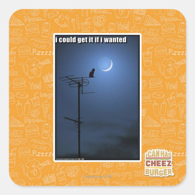 I could get it if I wanted Square Sticker (Front)