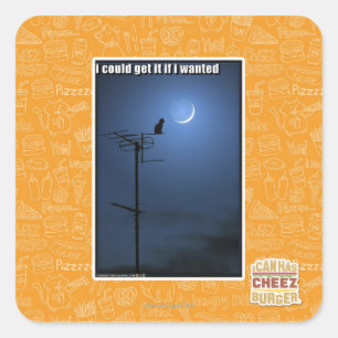 I could get it if I wanted Square Sticker