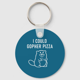 I Could Gopher Zza Funny Puns Jokes Sarcastic Key Ring