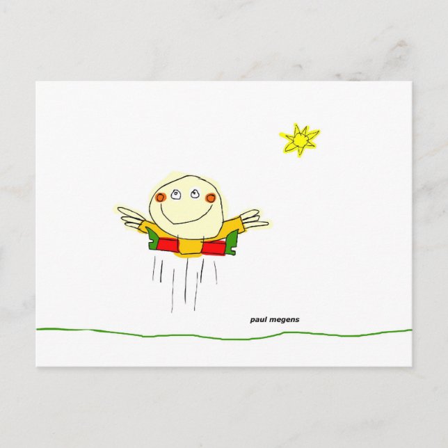 i could jump for joy all day postcard (Front)