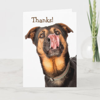 I Could Kiss You Thank You Card