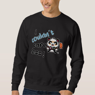 I Couldn t Care Less Grim  Gamer Statement Sweatshirt