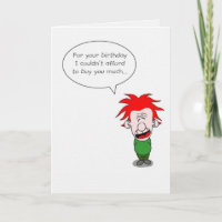 I couldn't afford to buy you much (birthday)