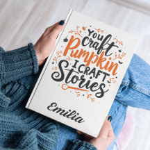I Craft Stories Name Halloween Notebook for Writer
