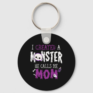 I Created A Monster Halloween Costume Tee For Mum  Key Ring