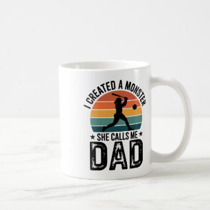 I Created A Monster She Calls Me Dad Proud Softll Coffee Mug