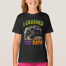 I Crushed 100 Days Monster Truck School Boy 1st