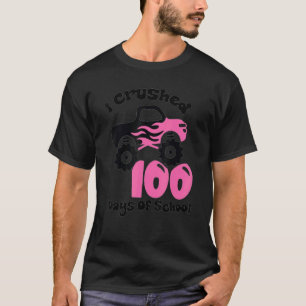 I Crushed 100 Days Of School Kindergarten Student T-Shirt