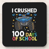 I Crushed 100 Days of School Monster Truck Boys