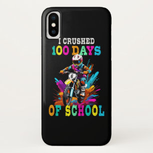 I crushed 100 days of school Motocross Case-Mate iPhone Case