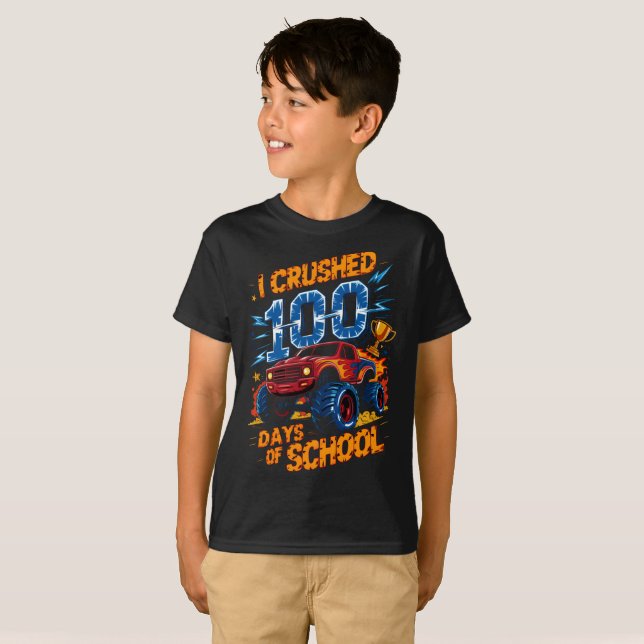 I crushed 100 days of school T-Shirt (Front Full)