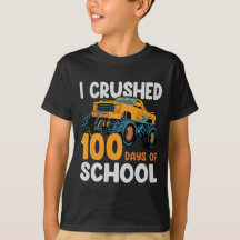 🎉 I Crushed 100 Days of School T-Shirt - Fun & Ce