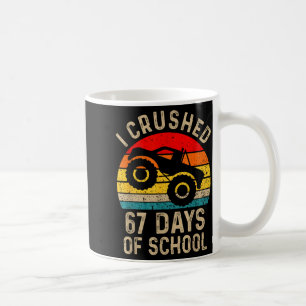 I Crushed 67 Days Of School Funny Six Seven Meme B Coffee Mug
