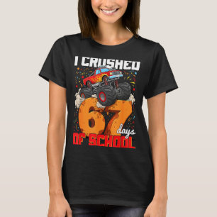 I Crushed 67 Days Of School Gen Alpha Slang Meme S T-Shirt