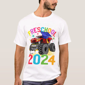 I Crushed Preschool Monster Truck Graduation Class T-Shirt
