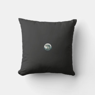 I’d Rather Be Fishing Vintage Bass Fisherman T-Shi Cushion