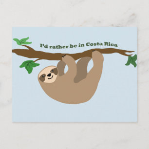 I’d rather be in Costa Rica Postcard
