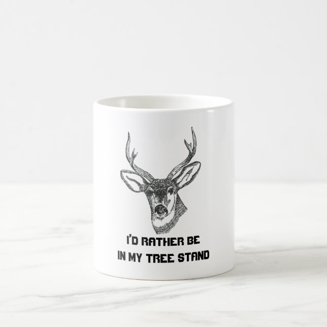 I’d Rather be in my Tree Stand Coffee Mug (Center)