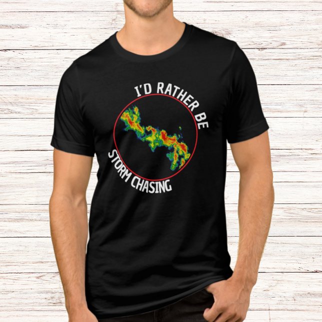 I’d Rather Be Storm Chasing Radar Image Tri-Blend Shirt (Creator Uploaded)