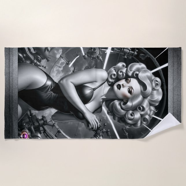 I Dabble In Mechanical Engineering by Xzendor7 Beach Towel (Front)