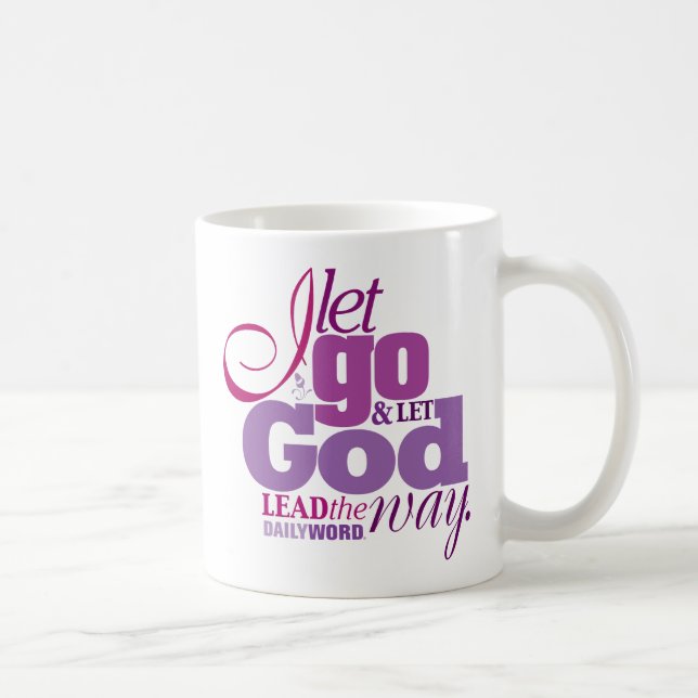 <i>Daily Word®</i> “Let Go, Let God” mug (Right)