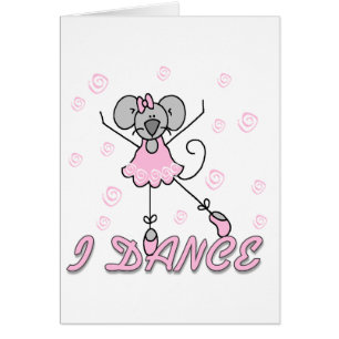 I Dance Mouse Ballet Card