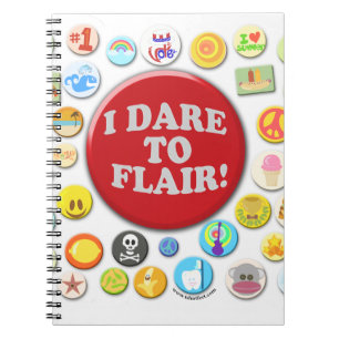 I Dare To Flair Spiral Notebook