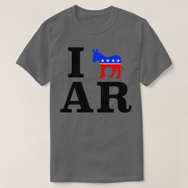 i democrat Arkansas AR TShirt (Design Front)