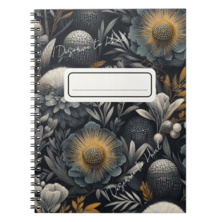 I Deserve to Heal – Moody Botanical Design Notebook