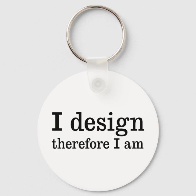 I Design Key Ring (Front)
