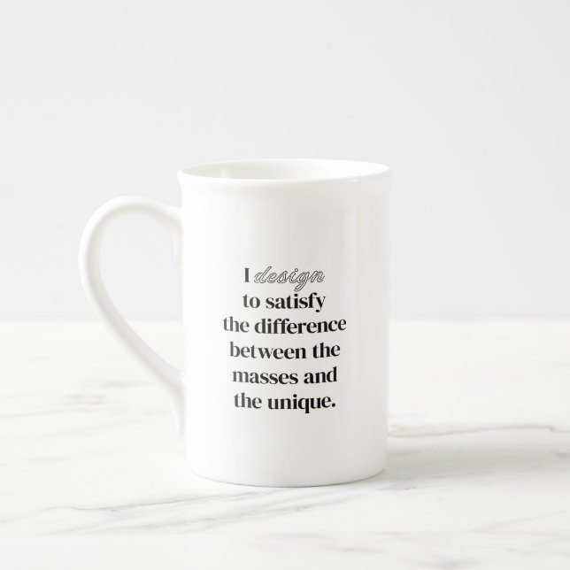 I Design Speciality Mug (Left)